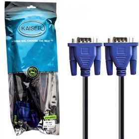 تصویر کابل (2+3) VGA کایزر (KAISER) طول 1.5 متر 