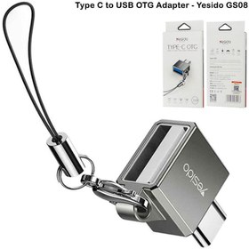 تصویر مبدل OTG USB-C به USB3.0 یسیدو مدل GS08 