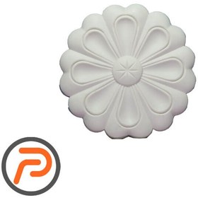 تصویر گل تزئینی طرح منبت pvc کد 134 
