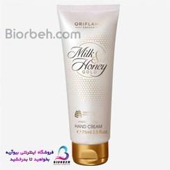 تصویر کرم دست شیر و عسل اوریفلیم ا Milk& Honey moisturising hand cream Milk& Honey moisturising hand cream
