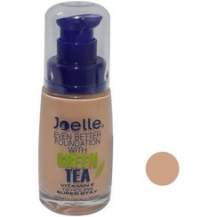 تصویر کرم پودر 12ساعته حاوی چای سبز حجم 30میل جویل J04 Joelle Even Better Foundation Cream With Green Tea 30ml