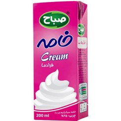 تصویر خامه نیم چرب فرادما صباح ۲۰۰ گرم 