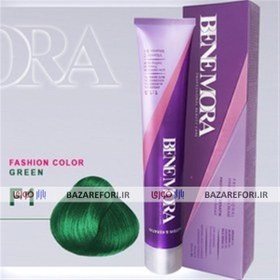 تصویر رنگ مو شماره F1حجم 100 میلی لیتر (رنگ سبز) برند بن مورا - بازار فوری Hair dye number F1- volume 100 ml (green colO​R)- Ben MO​Ra bra​nd