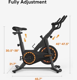 تصویر دوچرخه ثابت ورزشی شیائومی مدل UREVO T1 