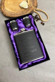 تصویر هیپفلاسک چرم دوشات 