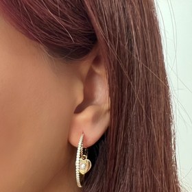 تصویر گوشواره حلقه ای ژوپینگ 