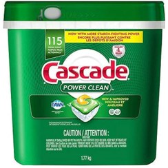 تصویر قرص ماشین ظرفشویی Cascade سری Power Clean بسته ۱۱۵ عددی 