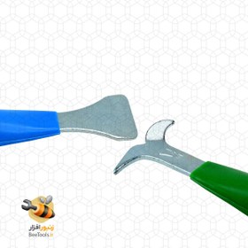 تصویر کاردک قاب پاک کن هفت گوهر Hive frame cleaner tool