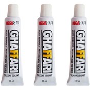 تصویر چسب سیلیکون غفاری مدل مگاسیل حجم 30 میلی لیتر مجموعه 3 عددی 