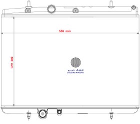 تصویر رادياتور پژو 407 
