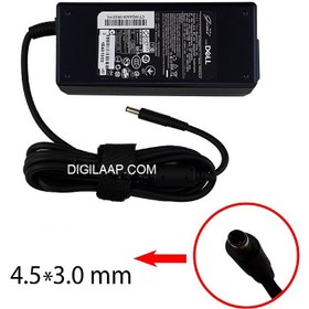 تصویر آداپتور لپ تاپ دل 19.5V 2.31A سرریز سوزندار 