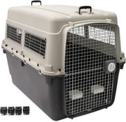 تصویر باکس حمل سگ چرخ دار فلامینگو با مجوز یاتا سایز 8 XXXL Flamingo Transport Box Size 8 IATA For Dogs