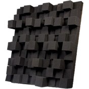 تصویر پنل آکوستیک دیفیوزر ابری سایز ۵۰ در ۵۰ ضخامت ۹ سانت دانسیته ۳۰ کیلوگرم 