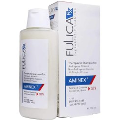 تصویر شامپو فولیکا آمینکس پلاس ۲۰۰ میلی لیتر ضد ریزش و بدون سولفات 