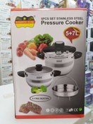 تصویر زودپز رمانتیک هوم مدل 207761 گنجایش 7 لیتر به همراه قابلمه Romantic Home