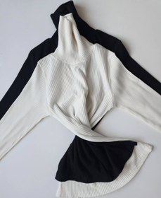 تصویر بلوز یقه اسکی کبریتی 