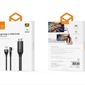 تصویر کابل HDMI مک دودو CA-6400 قابل استفاده برای گوشی‌های دارای درگاه لایتنینگ 