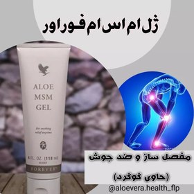 تصویر ژل مفصل ساز ام اس ام آلوئه (ضد جوش) Aloe MSM Gel