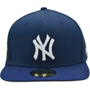 تصویر کلاه کپ بک فیت بک نیویورک NY رنگ سرمه‌ای 