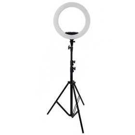 تصویر رینگ لایت سالنی 100وات NEEWER FE-480III به همراه NEEWER FE-480III indoor ring light 100W with remote, tripod and bag