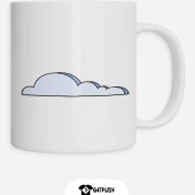 تصویر ماگ ابر خوشحال 