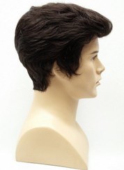 تصویر کلاه گیس طبیعی مردانه پروتز تمام سر (کد:11007) Medium men's wig (code:11007)