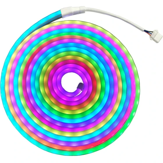 خرید و قیمت ریسه ال ای دی نئون فلکسی مولتی مدل LED-NEON--IC-RGB طول 5 ...