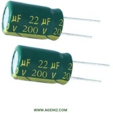 تصویر خازن الکترولیتی ۱۵۰۰ میکرو فاراد ۱۶ ولت 