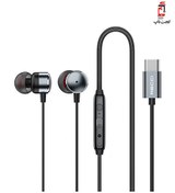 تصویر هندزفری تایپ سی رسی REP-L38 Recci REP-L38 Metal Wired Earphone Type-C – 120cm