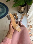 تصویر صندل طلقی دوبند پاشنه ۳ (قالب کوچک‌پا) - مشکی / ۴۲ 