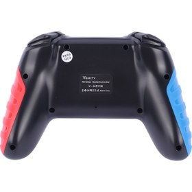 تصویر دسته بازی بی سیم تک شوکدار وریتی مدل V-J4311W Verity V-J4311W Wireless Joystick