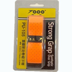 تصویر گریپ ضخیم راکت بدمینتون مدلBadminton Racket Grip PU-105 Z000 | نارنجی 