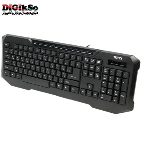 تصویر کیبورد تسکو مدل TK8034 با سیم 