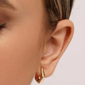 تصویر گوشواره حلقه ای چکامه ژوپینگ 