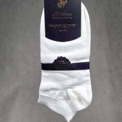 تصویر جوراب مچی سفید 