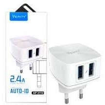 تصویر شارژر دیواری وریتی مدل AP 212 دو پورت CHARGER VERITY FAST AP212 2PORT