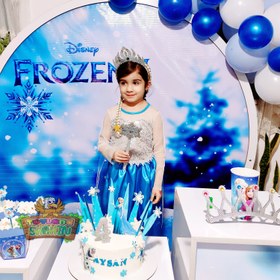 تصویر لباس کودک دخترانه پرنسس السا (ElsaFrozen) فروزن (دارای سایزبندی) 