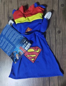 تصویر لباس سگ طرح Superman برند DC 