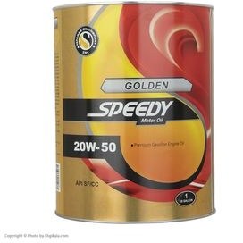 تصویر روغن موتور اسپیدی طلایی مدل Golden speedy motor oil model 20W-50 volume 4 liters