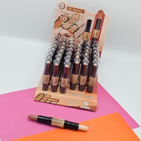 تصویر کانتور و کانسیلر قلمی دوطرفه بیوتی 3Q BEAUTY - فروش بصورت 3 تایی رنگبندی 
