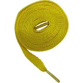 تصویر بند کتونی رنگ زرد 