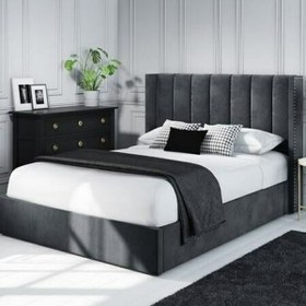 تصویر تخت خواب دونفره مدل رز سایز 140×200 سانتی متر 