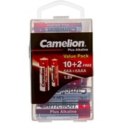 تصویر باتری قلمی Camelion Plus Alkaline LR6 1.5V AA بسته ۱۲ عددی شرینک ا Camelion Plus Alkaline LR6 Battery Camelion Plus Alkaline LR6 Battery