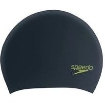 تصویر کلاه شنا مشکی مردانه BONE 8 مو بلند اسپیدو SPEEDO 