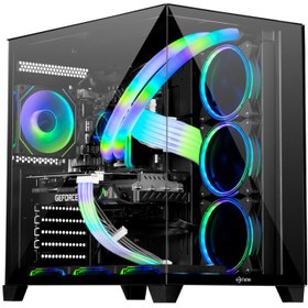 تصویر کامپیوتر گیمینگ ، Core i7 14700K ، رم 32 DDR5 ، هارد 6 HDD ، گرافیک 16 RTX 4070 