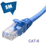 تصویر کابل شبکه 5 متری CAT6 ا 5 meter CAT6 network cable 5 meter CAT6 network cable