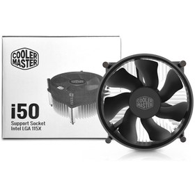 تصویر خنک کننده پردازنده i50 for LGA 1700 Air کولرمستر (بادی) Cooler Master i50 for LGA 1700 Cooling System