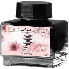 تصویر جوهر خودنویس رنگ Sakura Pink پیرکاردین ا Pierrecardin Sakura Pink 50 ml Ink Bottle Pierrecardin Sakura Pink 50 ml Ink Bottle
