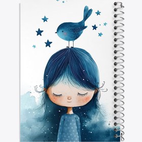 تصویر دفتر نت موسیقی 50 برگ خندالو طرح دخترانه 