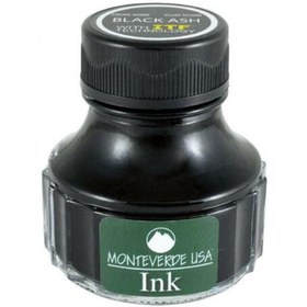 تصویر جوهر خودنویس مونته ورده Monteverde Black Ash 90 ml 